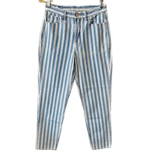 American Eagle Outfitters Striped Mom Jeans